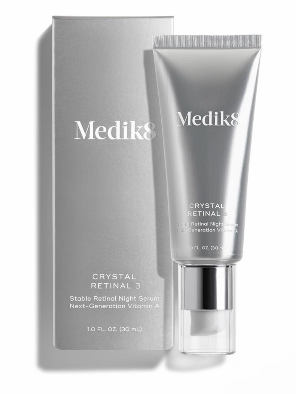 Medik8 Crystal Retinal 3 Night Serum — Silver